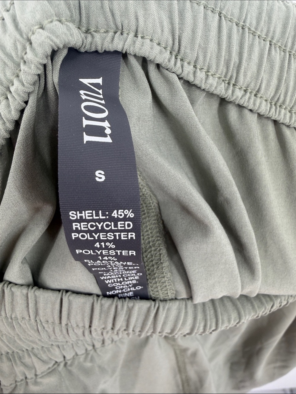 Vuori Villa Ankle Pant Small Sage Green Wide Leg Pull On Pants - Picture 4 of 5